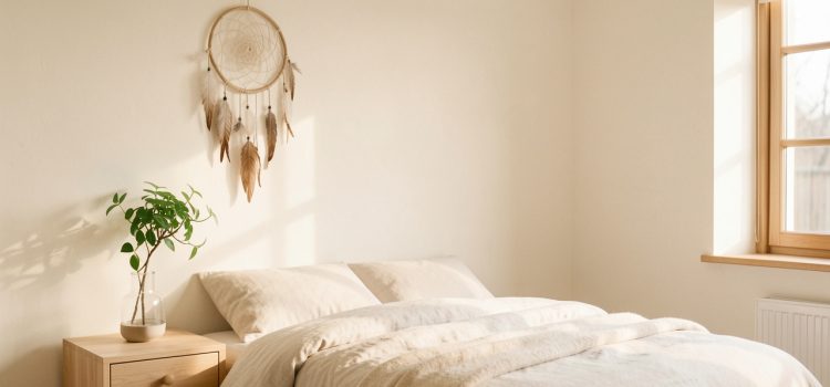 Où placer un attrape-rêves dans une chambre sans l’alourdir